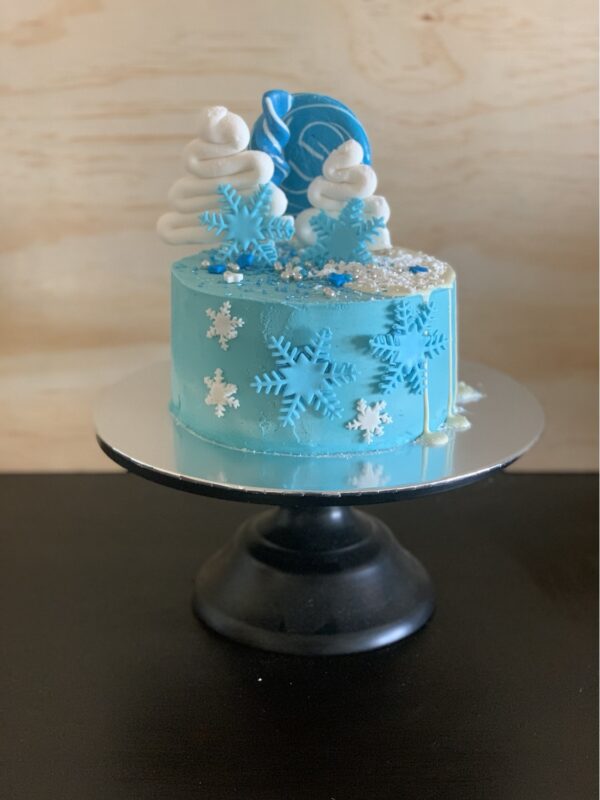 frozen blue cake