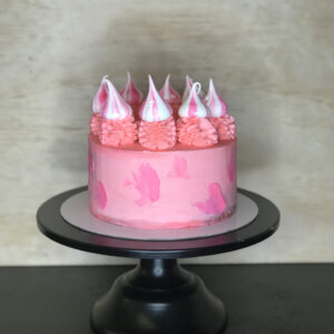 pink vanilla cake