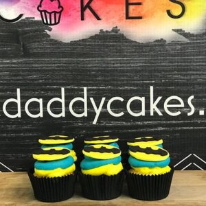 batman themed cupcakes